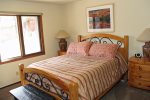 Mammoth Lakes Vacation Rental Woodlands 31 - Master Bedroom with a Queen Bed